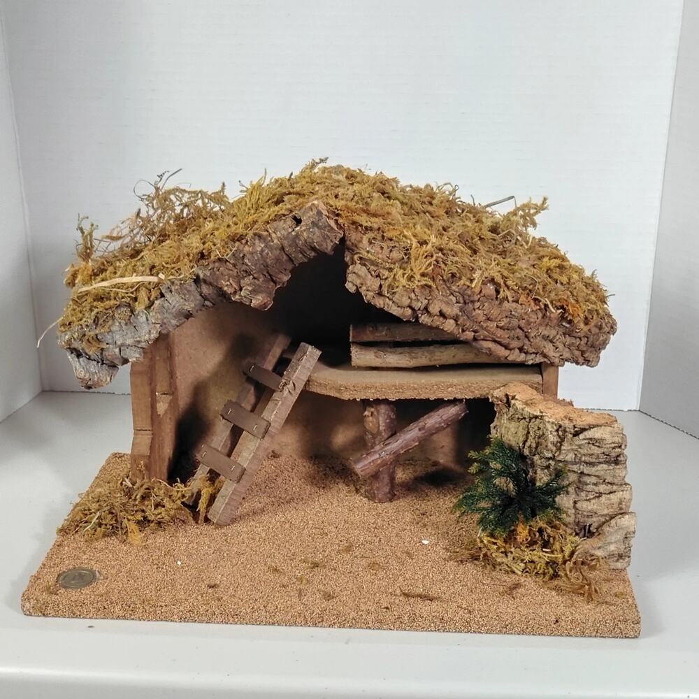 Fontanini Heirloom Nativity 50521 Nativity Stable Wood Christmas NO FIGURINES